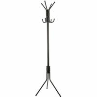 Kapstok 8 Hangers Zwart Aluminium (172 x 48 cm) Kapstok 8 Hangers Zwart Aluminium (172 x 48 cm)