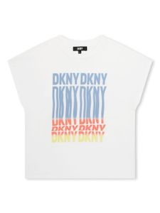 Dkny Kids t-shirt à logo imprimé - Blanc