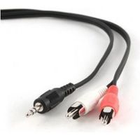 Gembird 1.5m, 3.5mm/2xRCA, M/M 1.5m 3.5mm 2 x RCA Zwart, Rood, Wit audio kabel - thumbnail