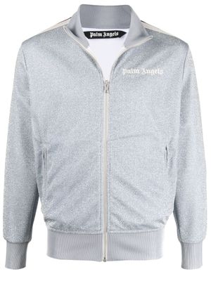 Palm Angels veste de sport à paillettes - Gris