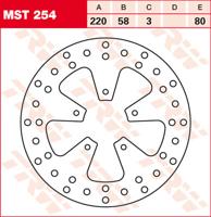 TRW Remschijf, remschijven voor de moto, MST254