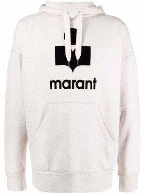 MARANT hoodie Miley à logo floqué - Tons neutres