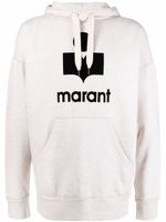 MARANT hoodie Miley à logo floqué - Tons neutres