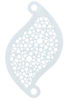 Face paint stencil Superstar Bubble 77007