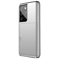 iPhone SE 2022 hoesje - Backcover - Hardcase - Pasjeshouder - Portemonnee - Shockproof - TPU - Wit