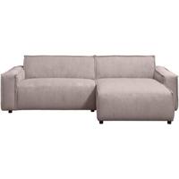 Hoekbank Brooklyn met chaise longue rechts - Soop - roze - Leen Bakker