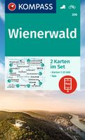 Wandelkaart 208 Wienerwald | Kompass
