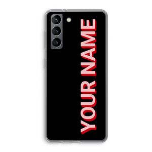 Namecase: Samsung Galaxy S21 Transparant Hoesje