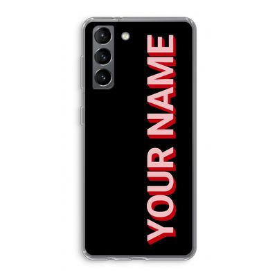 Namecase: Samsung Galaxy S21 Transparant Hoesje
