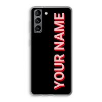 Namecase: Samsung Galaxy S21 Transparant Hoesje