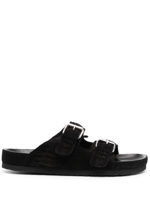 MARANT sandales Lekson en cuir - Noir
