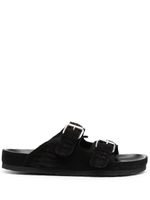 MARANT sandales Lekson en cuir - Noir
