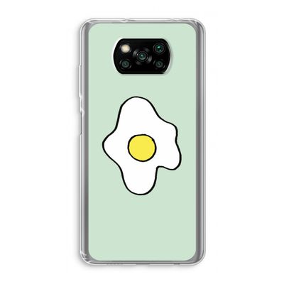 Spiegelei: Xiaomi Poco X3 NFC Transparant Hoesje