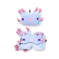 Relaxeazzz Minecraft Axolotl Rond Reiskussen & Slaapmasker