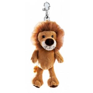 Pluche mini leeuw knuffel sleutelhanger 10 cm