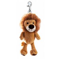 Pluche mini leeuw knuffel sleutelhanger 10 cm - thumbnail