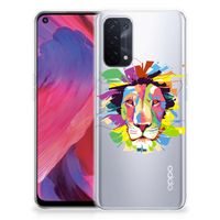 OPPO A74 5G | A54 5G Telefoonhoesje met Naam Lion Color - thumbnail