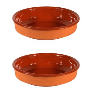 2x Tapas borden/ovenschalen Sevilla 18 cm