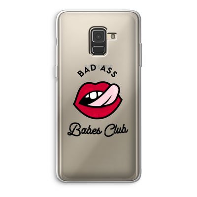 Badass Babes Club: Samsung Galaxy A8 (2018) Transparant Hoesje