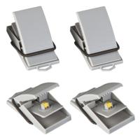 Muizenval - 4x stuks - kunststof - muizenklem - 8 cm