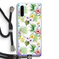 Gele kuif: Huawei P30 Transparant Hoesje met koord
