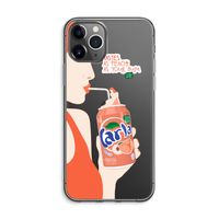 Peach please!: iPhone 11 Pro Max Transparant Hoesje