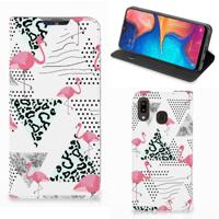 Samsung Galaxy A30 | Hoesje maken | Flamingo Triangle