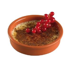 4x Creme brulee schaaltjes terracotta 13 cm