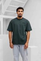 Off The Pitch Wardrobe Essentials Loose Fit T-shirt Heren Donkergroen - Maat L - Kleur: Donkergroen | Soccerfanshop