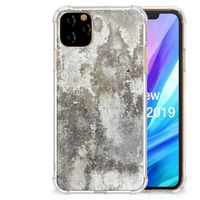 Apple iPhone 11 Pro Max Anti-Shock Hoesje Beton Print