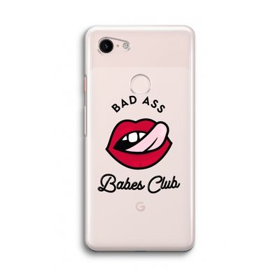 Badass Babes Club: Google Pixel 3 Transparant Hoesje