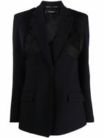 Versace blazer en satin - Noir