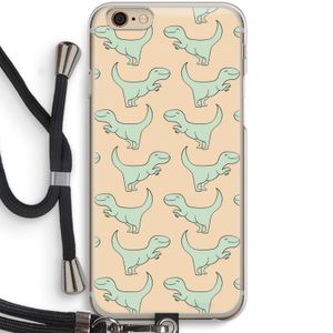 Dinos: iPhone 6 / 6S Transparant Hoesje met koord