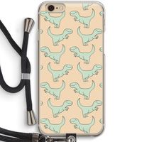 Dinos: iPhone 6 / 6S Transparant Hoesje met koord