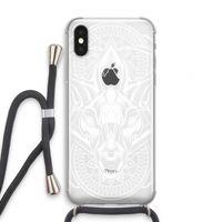 Oh Deer: iPhone X Transparant Hoesje met koord