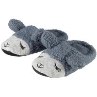 Kinder dieren pantoffels/sloffen lama/alpaca grijs slippers 34/35  -
