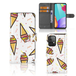 Samsung Galaxy A52 Book Cover Icecream