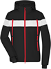 James & Nicholson JN1173 Ladies´ Wintersport Jacket - /Black/White/Light-Red - L - thumbnail