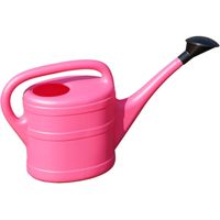 Roze gieter met broeskop 5 liter - thumbnail