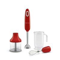 Multifunctionele Staafmixer met Accessoires Smeg HBF03RDEU Rood 700 W