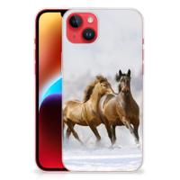 iPhone 14 Plus | TPU Hoesje | Paarden