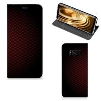 Samsung Galaxy S8 | Hoesje met Magneet | Geruit Rood