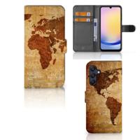 Samsung Galaxy A25 | Flip Cover | Wereldkaart