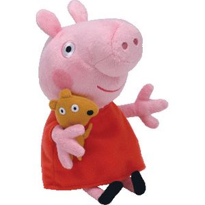 Beanie Buddy Peppa Pig knuffel, 15 cm