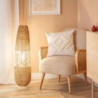 Grote vloerlamp gevlochten papier & metaal met E27 fitting &apos;Hendrik&apos; 90cm