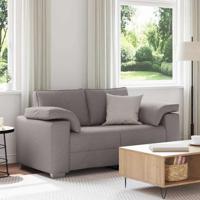 Loveseat Taupe 160 x 77 x 82 cm Stof