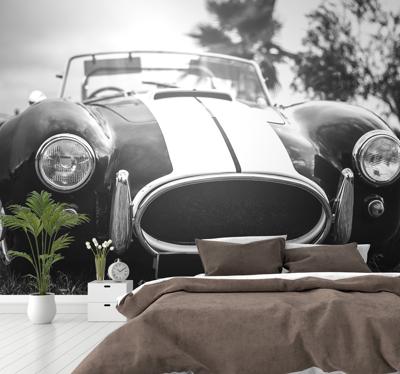 Vintage raceauto voertuig fotobehang