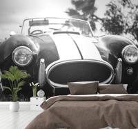 Vintage raceauto voertuig fotobehang