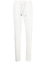 Brunello Cucinelli pantalon à taille à lien de resserrage - Blanc Brunello Cucinelli pantalon à taille à lien de resserrage - Blanc