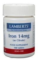 IJzer (iron) citraat 14 mg